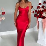 Malika Maxi Dress - Red - Image 5