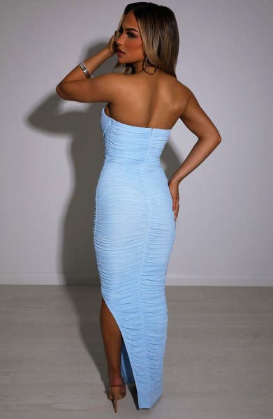 Demi Maxi Dress - Baby Blue - Image 3