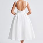 Clarabella Midi Dress - Ivory - Image 17