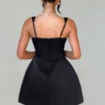 Sofie Mini Dress - Black - Image 3
