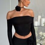 Deema Top - Black - Image 7
