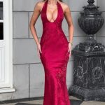 Josephine Maxi Dress - Red - Image 9