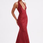 Josephine Maxi Dress - Red - Image 2