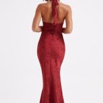 Josephine Maxi Dress - Red - Image 5