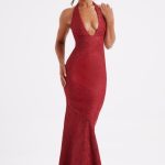 Josephine Maxi Dress - Red - Image 8