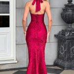 Josephine Maxi Dress - Red - Image 11