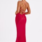 Misha Maxi Dress - Red - Image 2