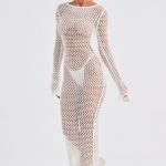Moana Maxi Dress - White - Image 5