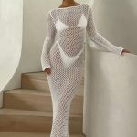 Moana Maxi Dress - White - Image 9