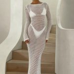 Moana Maxi Dress - White - Image 10