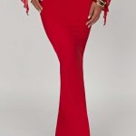 Astrid Maxi Skirt - Red