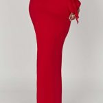 Astrid Maxi Skirt - Red - Image 2