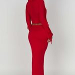 Astrid Maxi Skirt - Red - Image 4