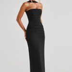 Yulia Maxi Dress - Black - Image 8