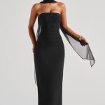 Yulia Maxi Dress - Black - Image 11