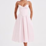 Mariella Midi Dress - Blush - Image 6
