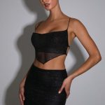Brielle Top - Black Sparkle - Image 5