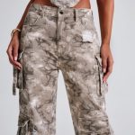 Brooklyn Cargo Pant - Camo Print - Image 7