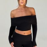 Portia Knit Top - Black