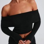 Portia Knit Top - Black - Image 3