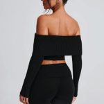 Portia Knit Top - Black - Image 5