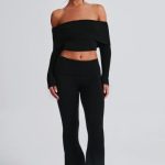 Portia Knit Top - Black - Image 6