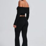 Portia Knit Top - Black - Image 7
