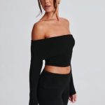 Portia Knit Top - Black - Image 10