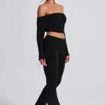 Portia Knit Top - Black - Image 11
