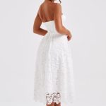 Ishani Midi Dress - Ivory - Image 4