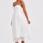 Ishani Midi Dress - Ivory - Image 8