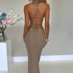 Arabella Maxi Dress - Beige - Image 2