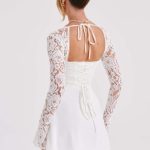 Jacinta Mini Dress - Ivory - Image 5