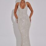 Odette Maxi Dress - Champagne - Image 5