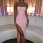 Miley Maxi Dress - Pink Sparkle
