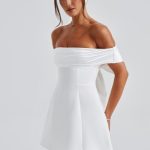 Delta Mini Dress - Ivory - Image 6