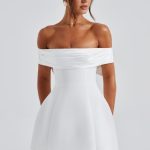 Delta Mini Dress - Ivory - Image 12
