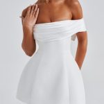 Delta Mini Dress - Ivory - Image 15