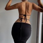 Valencia Maxi Skirt - Black - Image 2