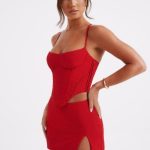 Erika Mini Skirt - Red - Image 4
