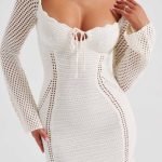 Dezi Mini Dress - White - Image 4