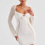 Dezi Mini Dress - White - Image 6