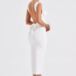 Malina Midi Dress - Ivory - Image 6