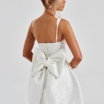 Orla Mini Dress - Ivory - Image 7