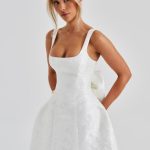 Orla Mini Dress - Ivory - Image 10