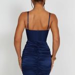 Izabella Mini Dress - Navy - Image 12