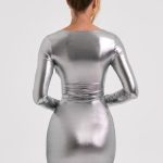 Kyranni Mini Dress - Gunmetal - Image 5