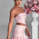 Maura Mini Skirt - Blush - Image 2