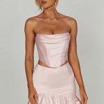 Maura Mini Skirt - Blush - Image 7