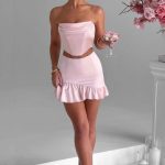 Maura Mini Skirt - Blush - Image 11
